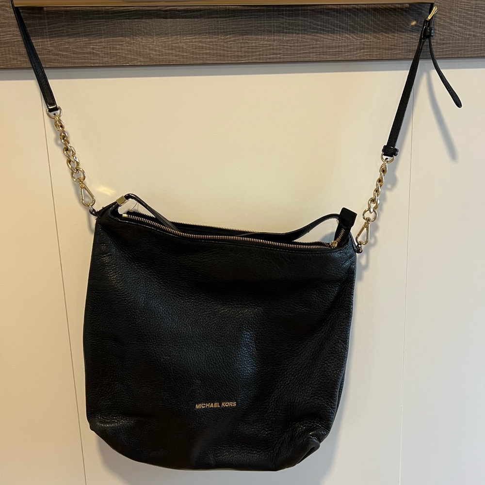 Michael Kors Black Chain Detail Shoulder Bag